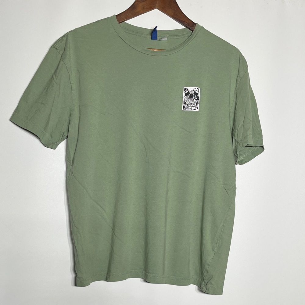 Divided Olive Graphic Tee